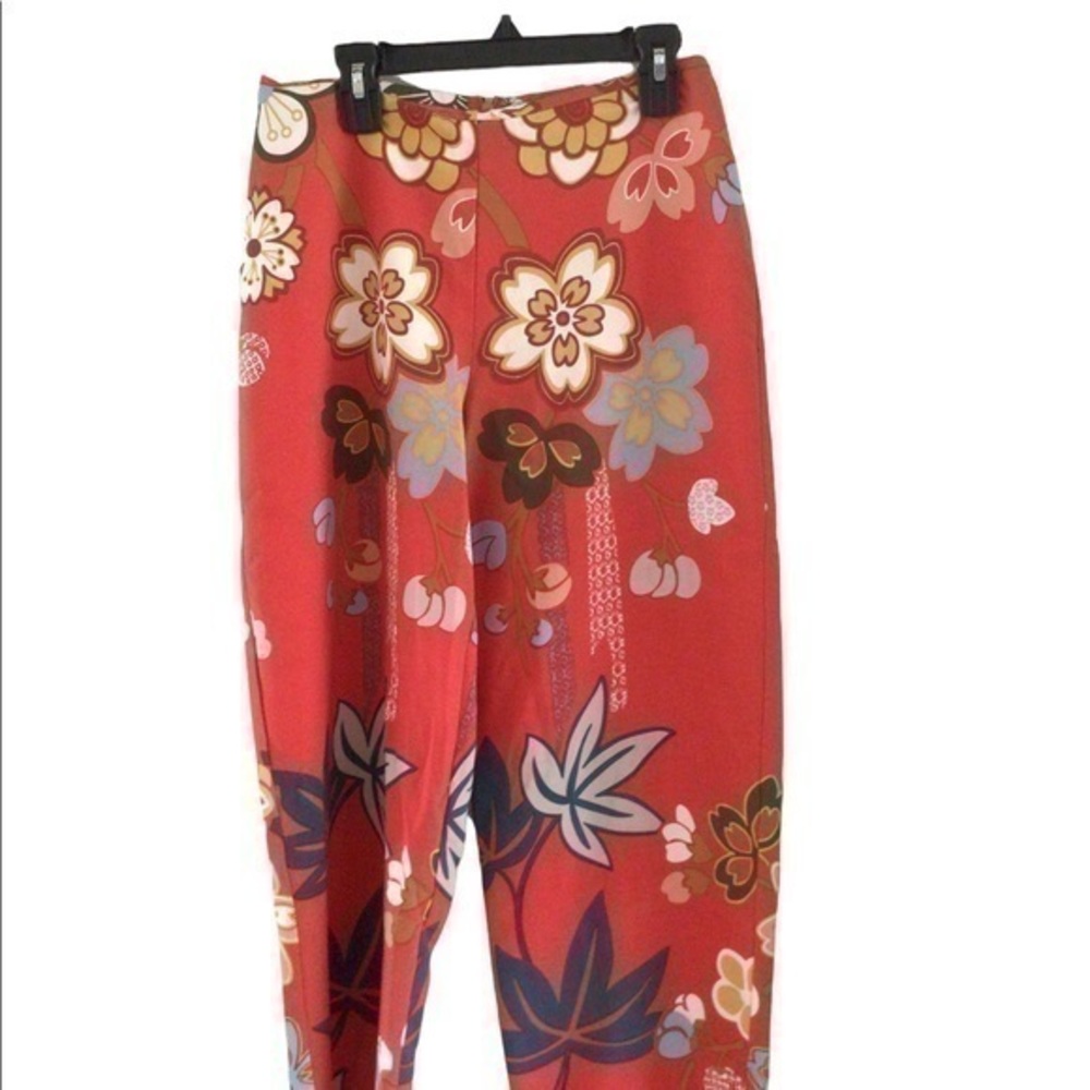 - Silk Summer floral pants